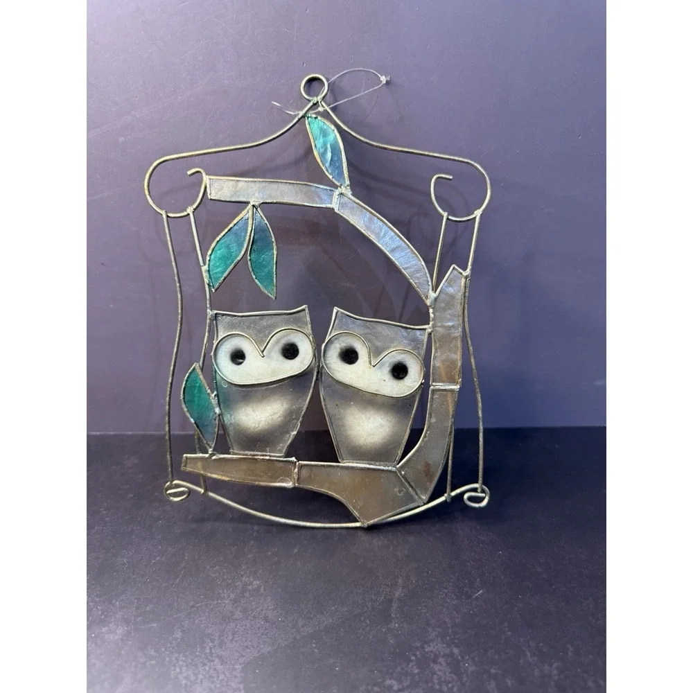 Vintage Owl‎ Suncatcher